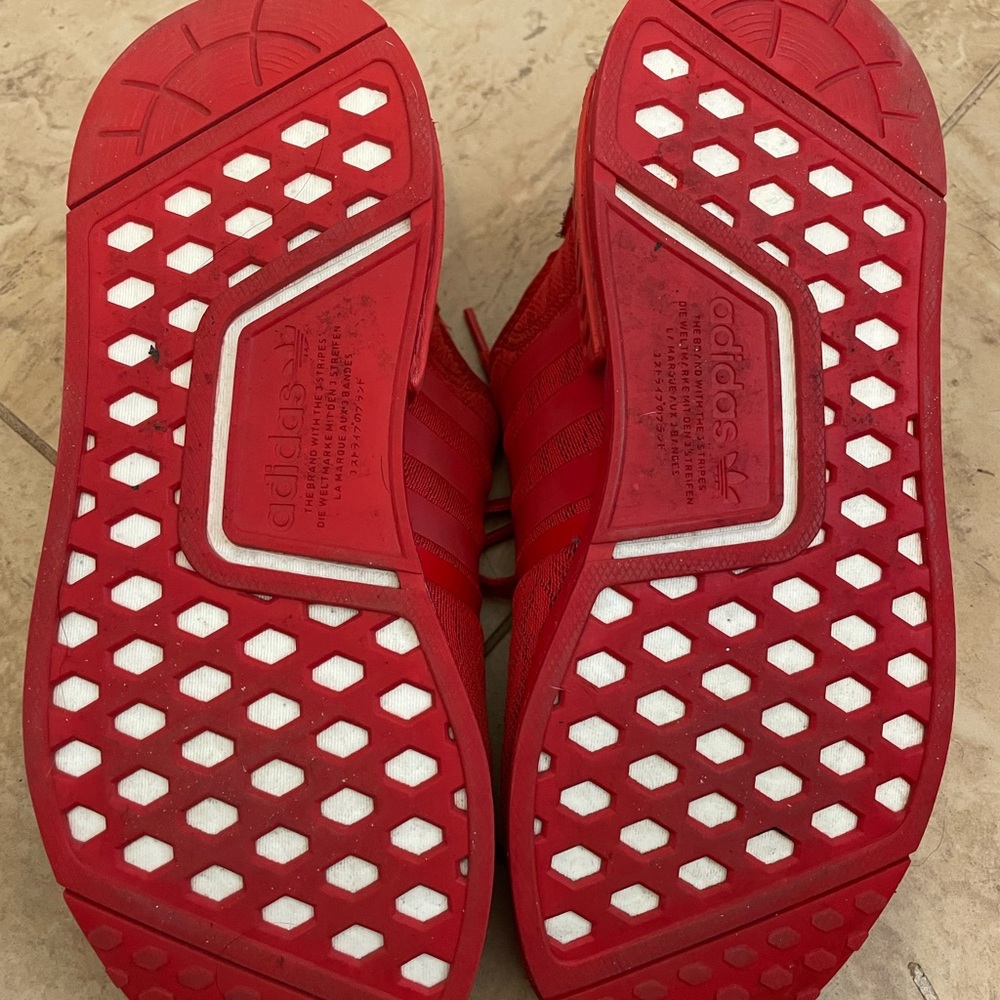 Bright Red Adidas - Picture 3 of 5